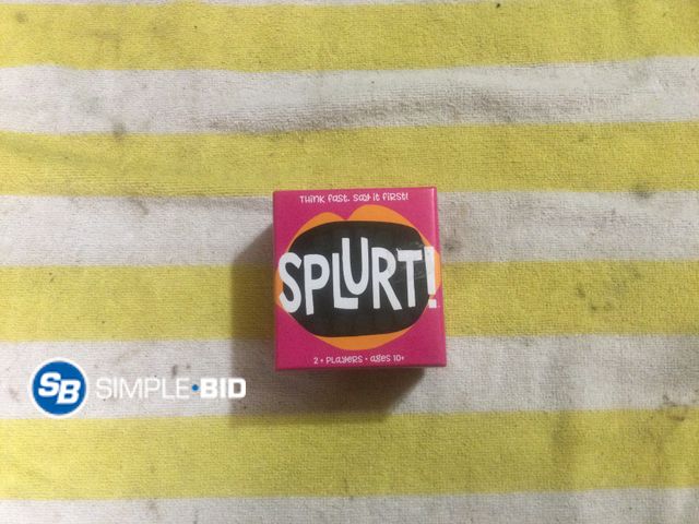 Lot 58-33946 - 1 Splurt card game Splurt card game
