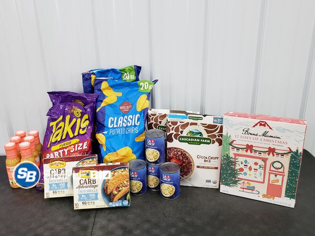 Lot 58-83855 - FOOD LOT! Lot of Various food - unopened - expired