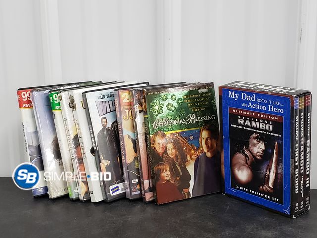 Lot 58-56892 - Lot of DVD's - variety of titles - in good condition
