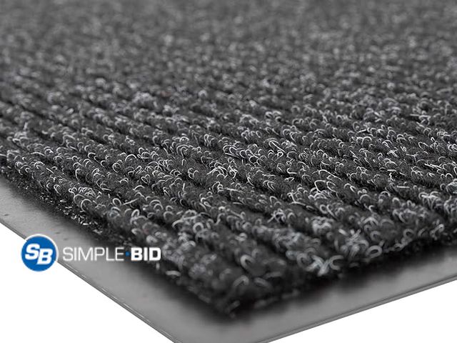 Lot 58-33200 - New Notrax 109 Brush Step Carpeted Indoor/Outdoor Entrance Mat for Home or Office, 3' X 4', Absorben...