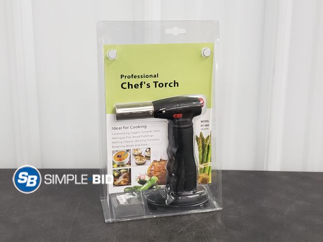 Lot 58-30867 - Professional Chef's Torch - HT960 Black - New