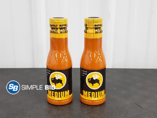 Lot 58-58532 - Lot of (2) New Buffalo Wild Wing sauce - Medium