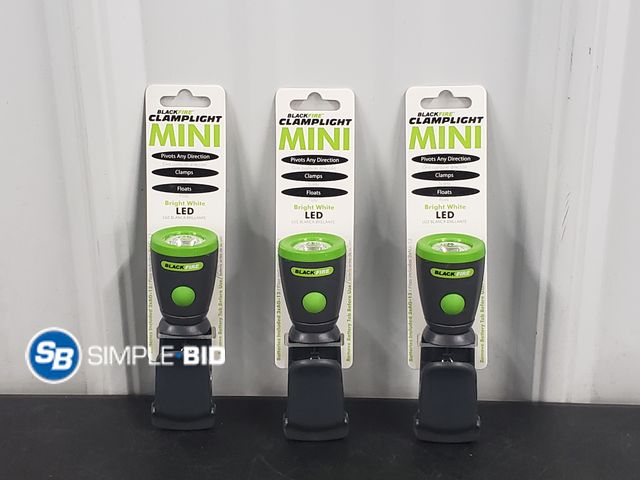 Lot 58-68559 - Lot of (3) Blackfire Clip on LED Lights - New