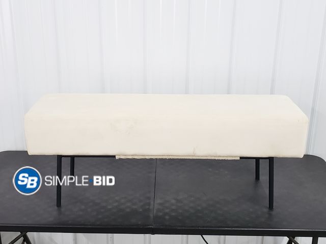 Lot 58-75937 - Long Fabric Ottoman - approx. 48" x 18"