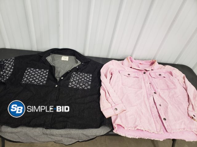 Lot 58-77868 - Lot of (2) Women's Jean Jackets - SIZE 2XL - used but in good condition