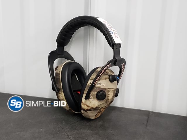 Lot 58-73708 - Walker's Game Ear Alpha 360 Muff-Camo - appears unused - out of box