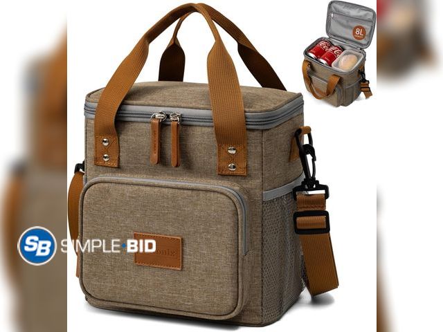 Lot 58-67583 - New Eatronix Insulated Lunch Box for Women &amp; Men – 8L/2 Gallons Leakproof Lunch Bag for Work, Of...
