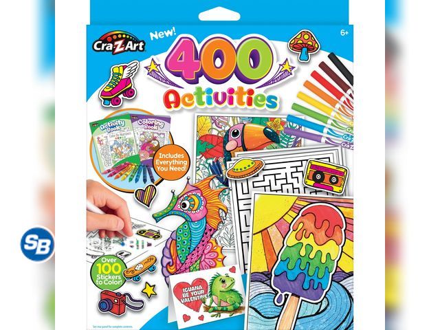 Lot 58-28266 - New Cra-Z-Art New 400 Activities, Multifunctional Set, Multicolor, Beginner, Unisex Ages 6 and up