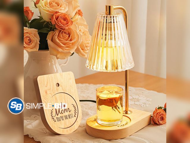 Lot 58-39008 - New Marycele Birthday Gifts for Mom Mothers, Candle Warmer Lamp with Timer, Home Decor Gifts for New...