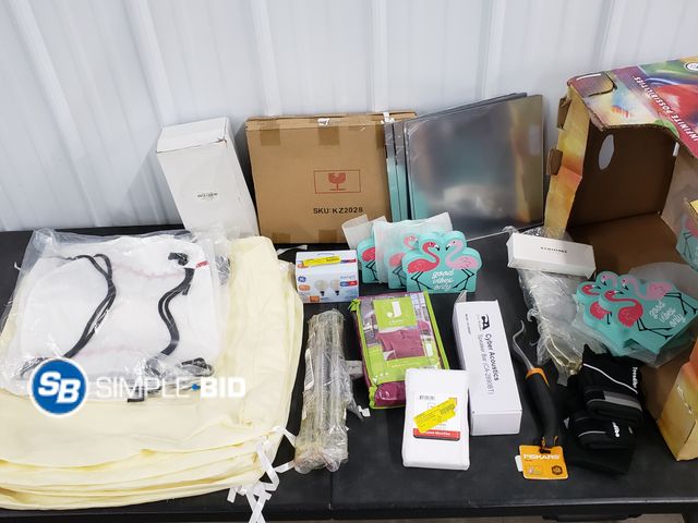 Lot 58-30049 - BOX of small amazon items - variety of items - unused