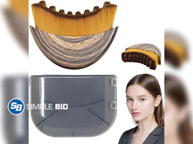 Lot 58-78258 - New Lymphatic Contour Face Brush, Lymphatic Drainage Massager for Face,Ergonomically Designed to Fit...