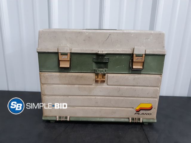 Lot 58-73798 - Plano Fishing Tackle box - used but in good condition