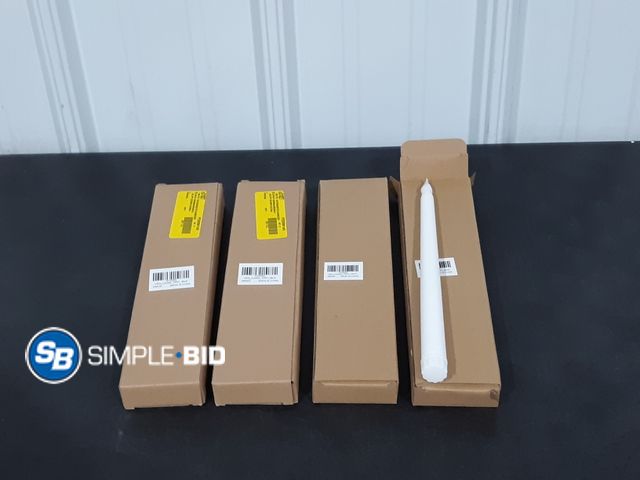 Lot 58-27104 - Lot of (12) New Flameless Candles - 10" Length