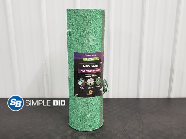 Lot 58-74511 - GrowTrax - New Lawn Fine Fescue Mixture - 3 in 1 - Combination Seed, Fertilizer &amp; Mulch Jumbo Ro...
