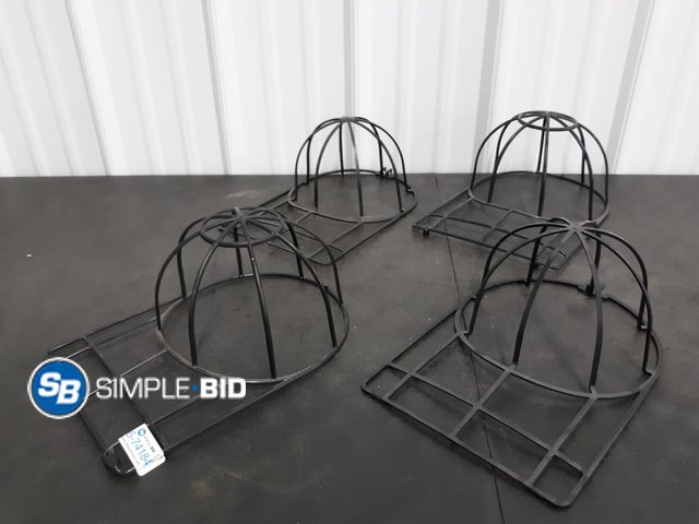 Lot 58-74184 - Lot of (2) Plastic Hat Frames for Washing