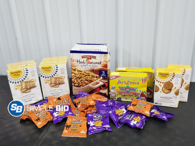 Lot 58-80903 - FOOD LOT! Lot of Various Foods - unopened - expired