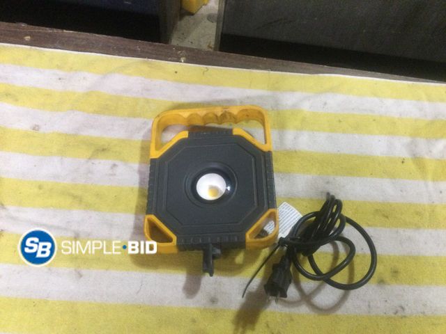 Lot 58-33960 - Square Gray and Yellow Flashlight