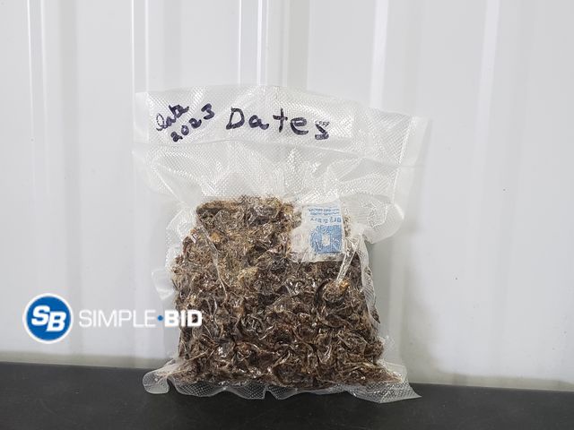 Lot 58-68555 - Bag of Vacuum Sealed Dates (Late 23)