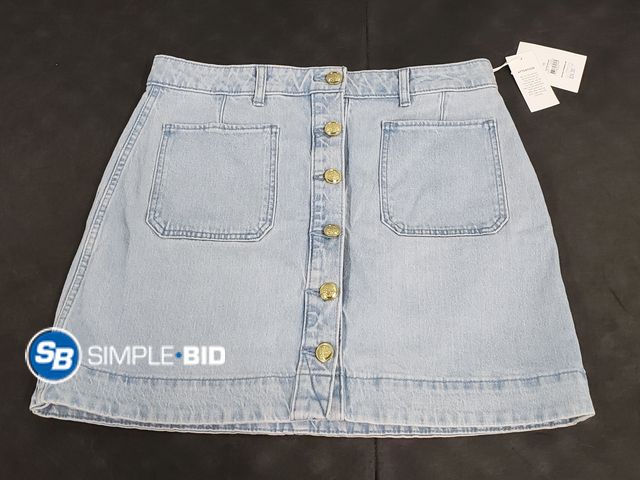 Lot 58-72276 - Free Assembly Denim Mini Skirt - Size 11 - NWT