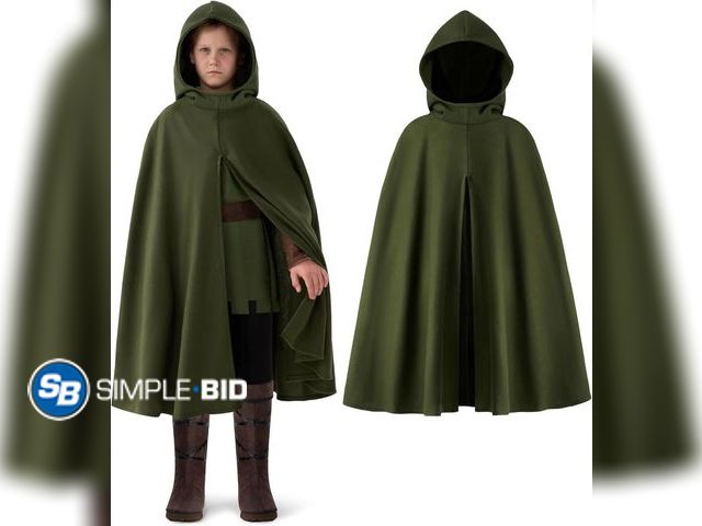 Lot 58-65713 - New Spooktacular Creations Archer Hooded Cape - SIZE S
