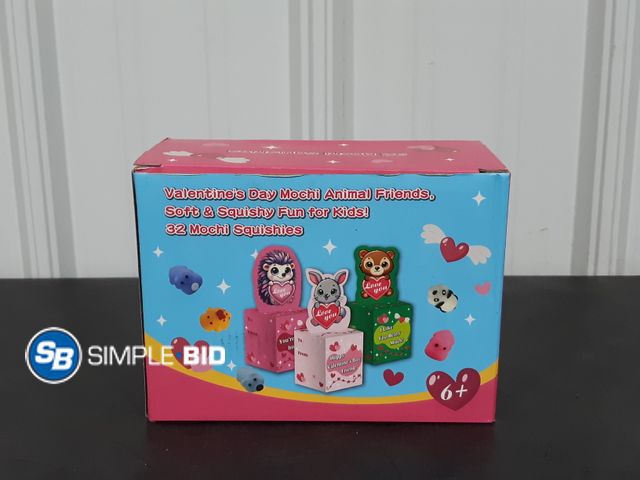 Lot 58-26240 - Valentines Cute Mochi Squishy Toys
