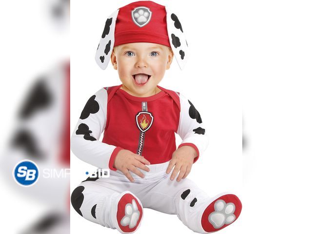 Lot 58-32416 - Paw Patrol Marshall Infant Costume -- SIZE 0-6 months - appears unused