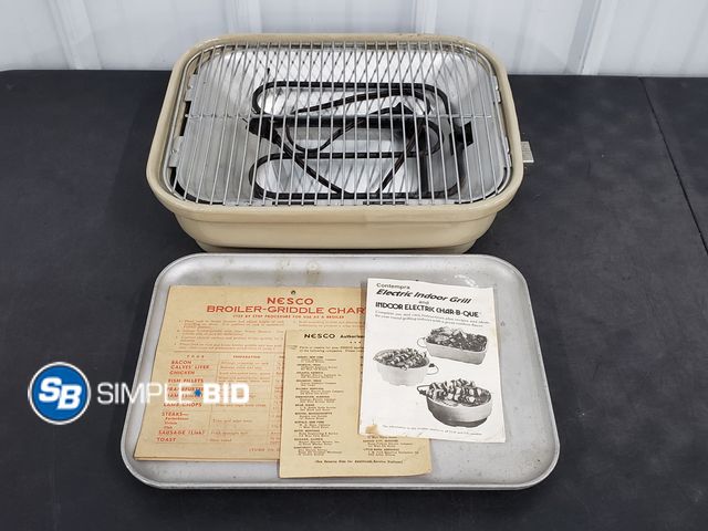 Lot 58-77078 - Contempra Electric Indoor Grill / Char-B-Que - Appears Used but Good Condition