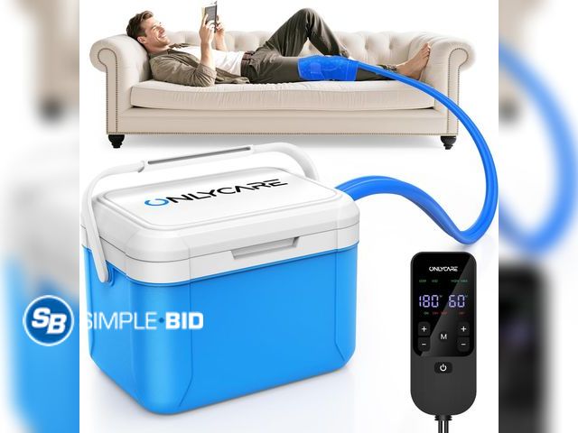 Lot 58-76017 - ONLYCARE Ice Machine for Knee After Surgery, Portable Cold Therapy Machine Program Timer Ice Therapy...