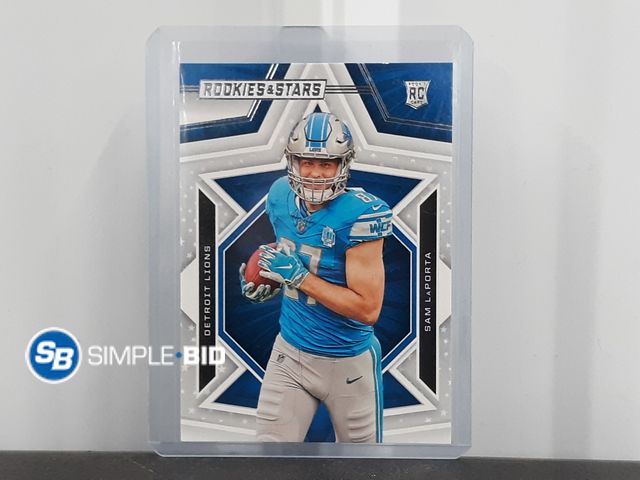 Lot 58-29235 - Other Detroit Lions Rookies &amp; Stars Sam LaPorta Football Card 2023 Panini
