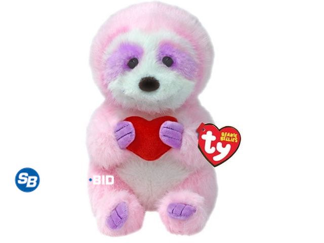 Lot 58-32518 - New TY Beanie Baby (Beanie Bellies) - TART the  Sloth (6 inch)