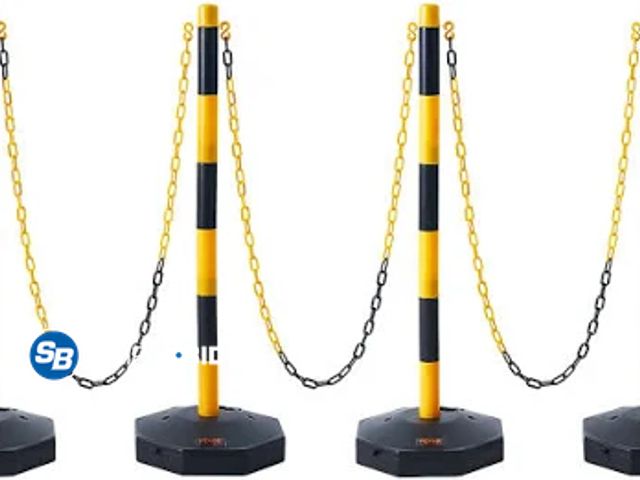 Lot 58-35258 - VEVOR Adjustable Traffic Delineator Post Cones