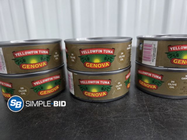 Lot 58-69927 - Lot of (6) Yellowfin TUNA Genova - unopened - BB 4/28
