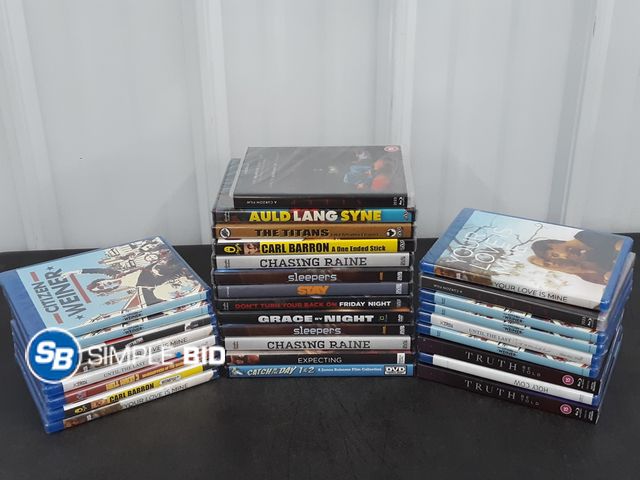 Lot 58-38054 - Lot of DVD's - various titles - unopened