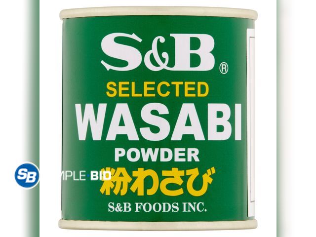 Lot 58-33472 - Lot of (7) New S&amp;B Selected Wasabi Powder S&amp;B foods