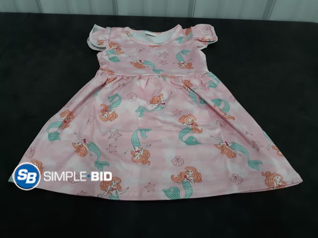 Lot 58-33158 - Lot of (3) New GIRLS Toddler Mermaid Dresses - SIZE 2T