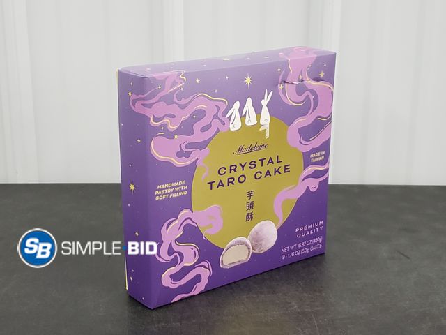 Lot 58-39369 - Madeleine Crystal Taro Cake - 3 packages - unopened