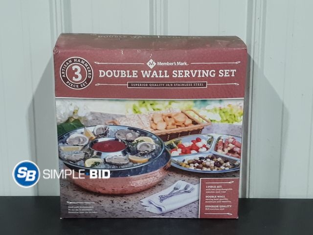 Lot 58-27359 - Members Mark Double Wall Serving Set