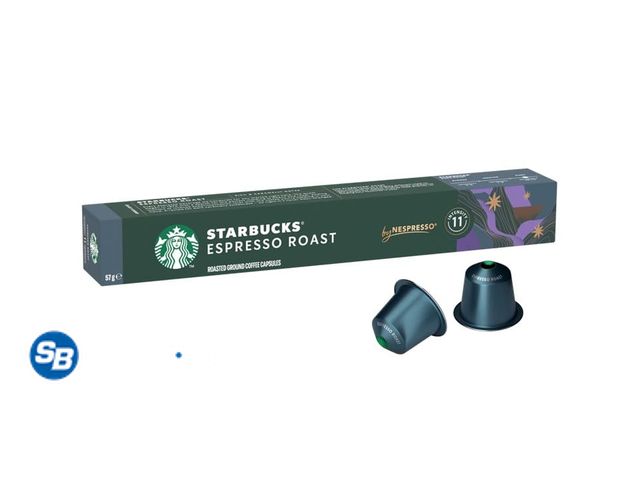 Lot 58-17840 - New Starbucks - Espresso Roast by Nespresso - 11 Capsules - out of box