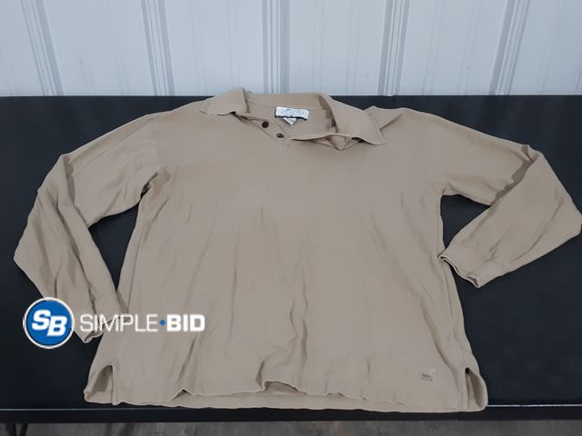 Lot 58-30115 - Caribbean Joe Long Sleeve Polo Shirt - Size XL - Light Use
