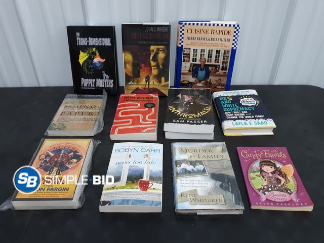 Lot 58-35953 - BOOKS! Lot of New Hard and Soft Cover Books - various titles