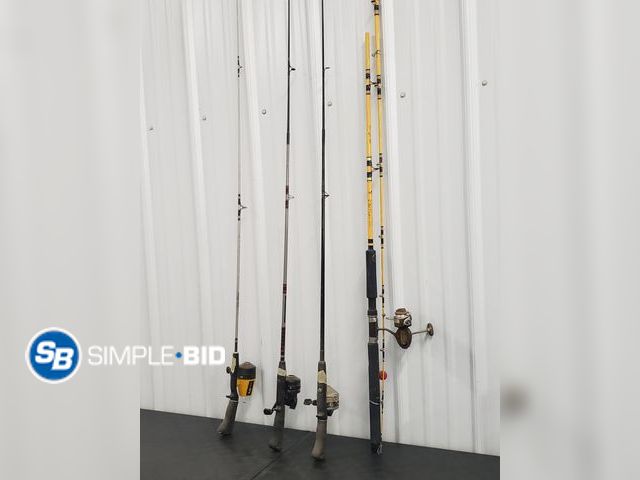 Lot 58-68523 - Lot of Various Fishing Poles