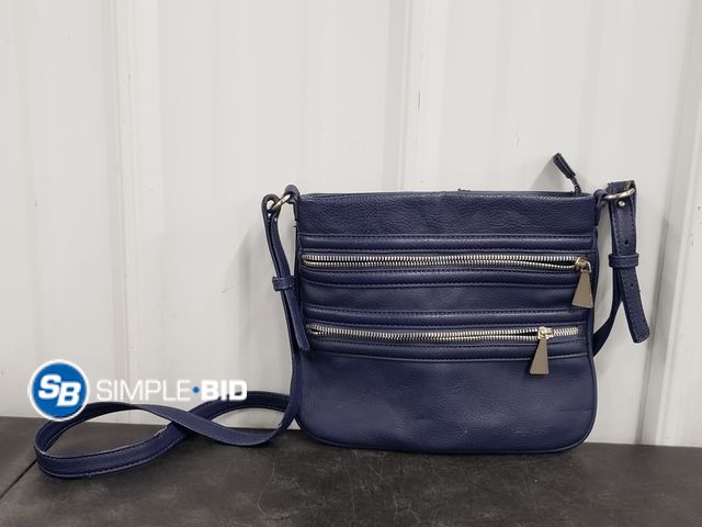 Lot 58-75829 - Liz Claiborne Navy Handbag - Light Use