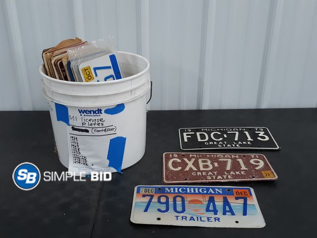 Lot 58-37126 - Other Lot of (44) Michigan License Plates