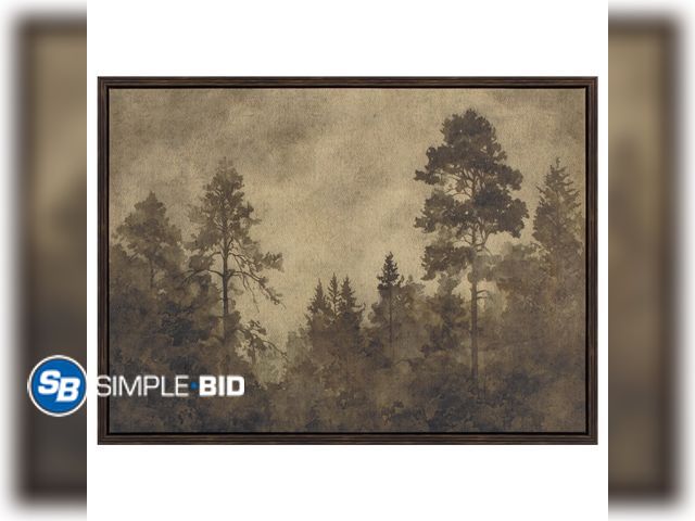 Lot 58-58017 - New My Texas House Forest For The Trees Framed Art 38x28