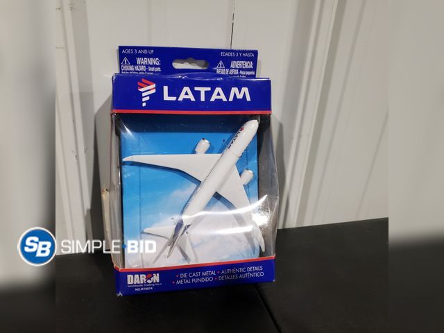 Lot 58-28665 - Latam Airlines Die Cast Metal Airplane