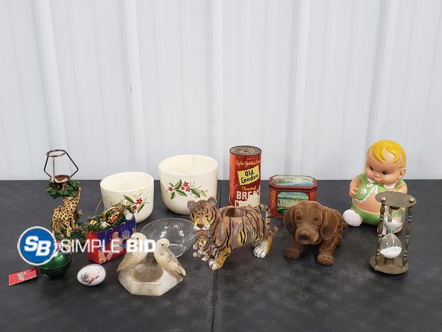 Lot 58-59639 - Large Tote Full of Trinkets, Toys, Decor and more