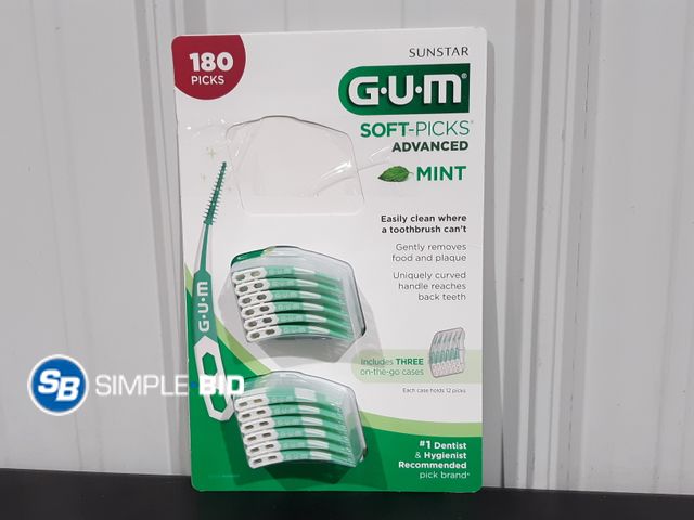 Lot 58-17825 - GUM Soft Picks Advanced Mint - 120 Count - unused