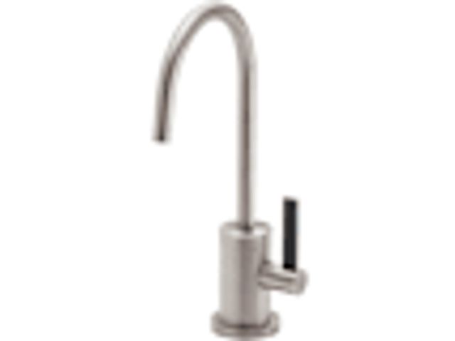 Lot 58-73241 - California Faucets Corsano 1.8 GPM Cold Water Dispenser with Black Flat Blade Lever Handle - appears...