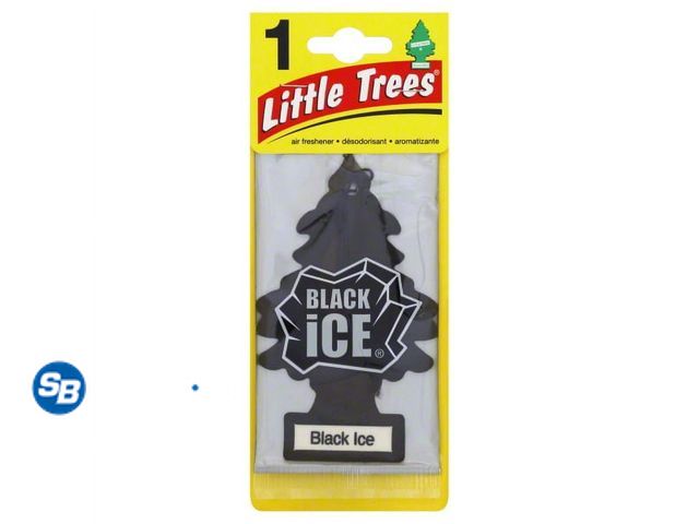 Lot 58-32236 - Lot of (6) New LITTLE TREES Long-Lasting Automotive Air Fresheners, Black, 0.25" x 3" x 7.50"