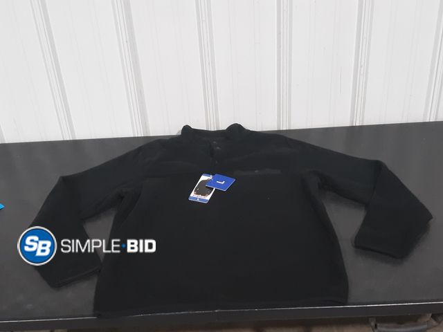 Lot 58-32641 - 32 Degree Heat Quarter Snapped Black Fleece - Size Large - New